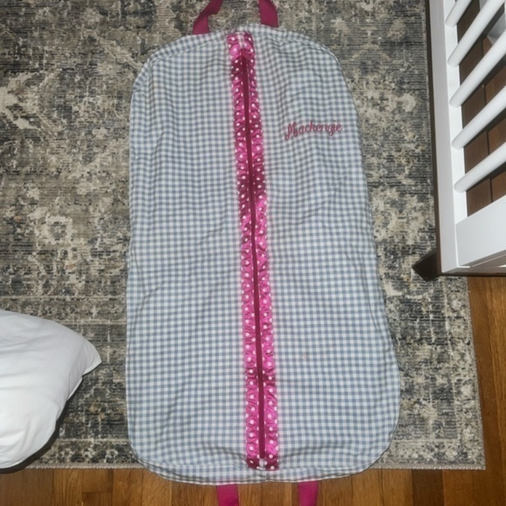 “Mackenzie” hanging dance garment bag from the ‘90s Lillian Vernon